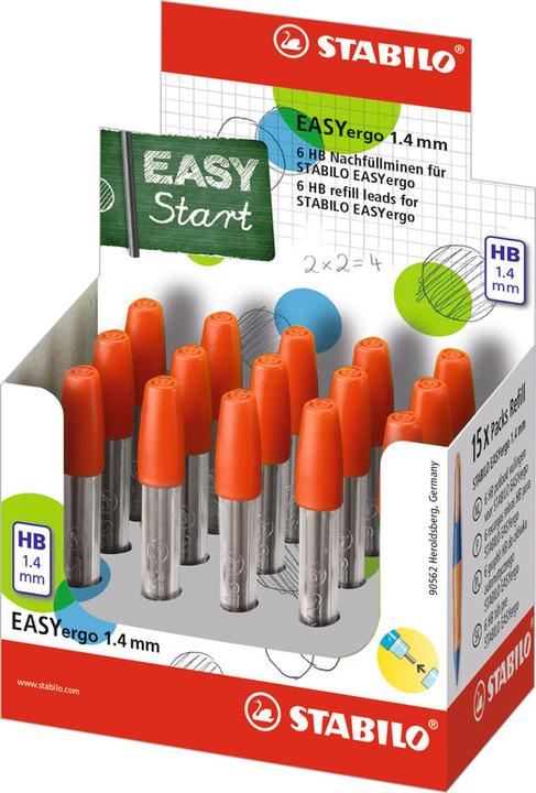 Actual product image STABILO Pencil leads EASYergo Start (1.40 mm, HB, 6 x)