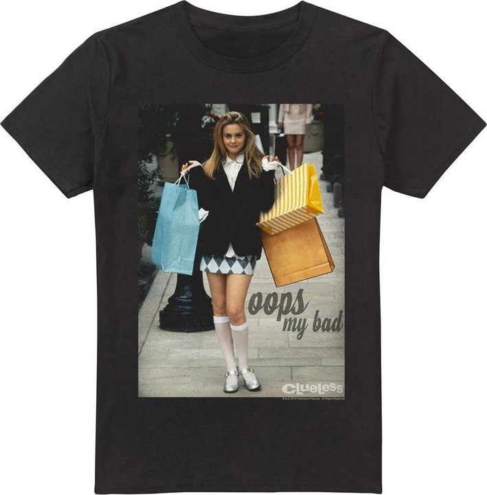 Actual product image Clueless Mens Oops My Bad T-Shirt (S)