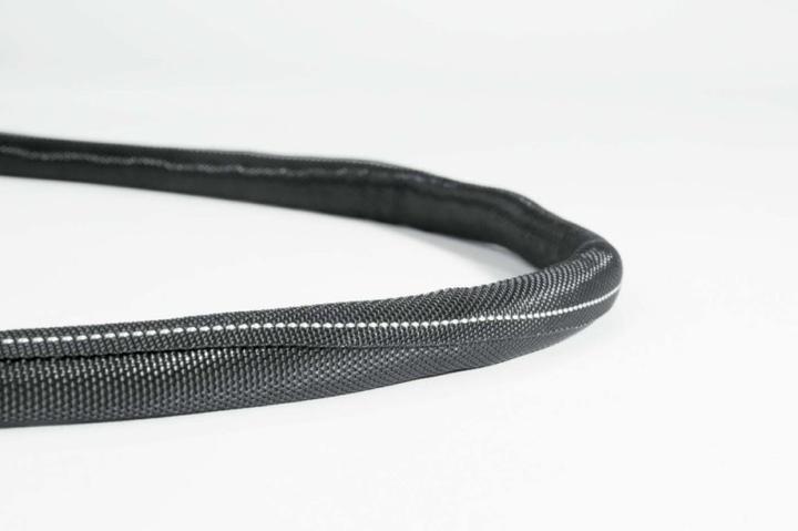 Actual product image HellermannTyton 170-01109 Twist-In-FR 50-PET-BK Braided Sleeving Black Polyester 38 to 50mm 15m (Cable conduit, 1500 cm)