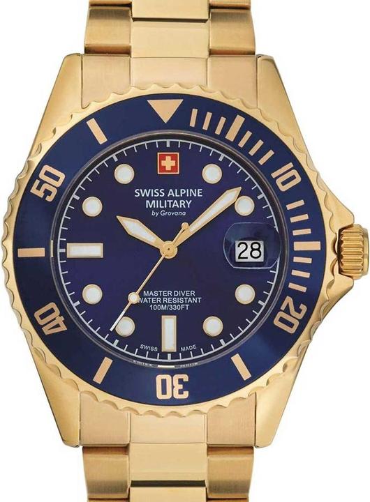 Immagine prodotto Swiss Alpine Military 7053.1115 Orologio subacqueo 42mm 10ATM (Orologio sub, 42 mm)