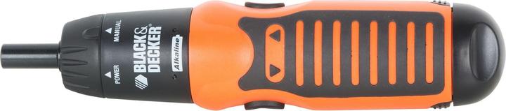 Actual product image Black & Decker Battery screwdriver set (Rechargeable battery operated)