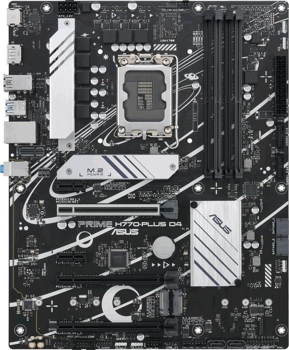 Produktbild ASUS PRIME H770-PLUS D4 (LGA 1700, Intel H770, ATX)