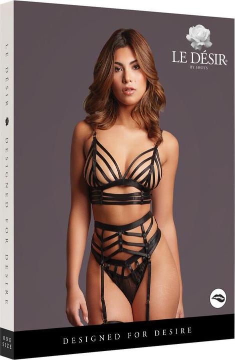 Produktbild Le Désir Lola - Strappy Set - One Size - Black (One Size)