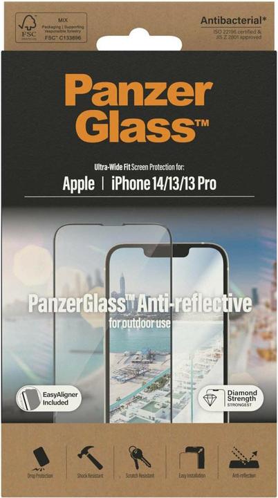 Produktbild PanzerGlass Ultra Wide Displayschutz (1 Stück, Apple iPhone 13, Apple iPhone 13 Pro, Apple iPhone 14)