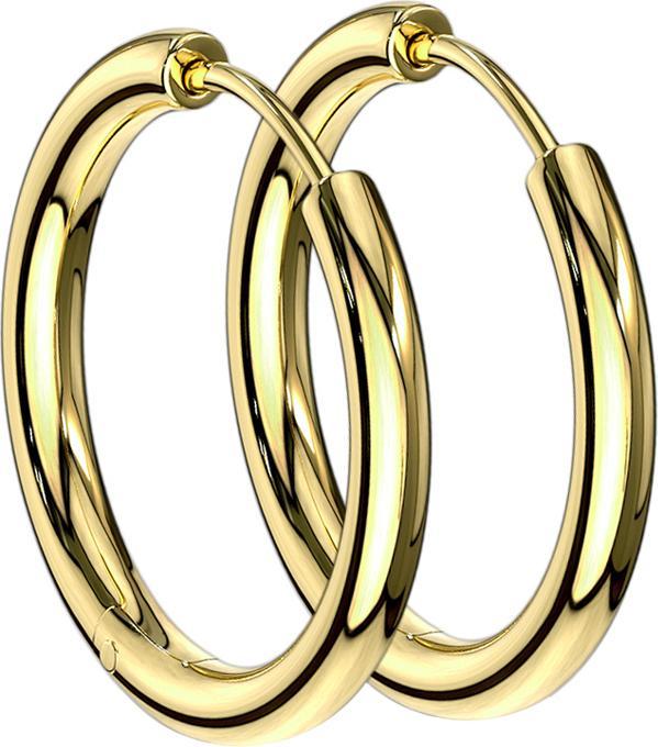 Produktbild Star Piercing Ohrring vergoldet (ohne Messing, Chirurgenstahl 316L)