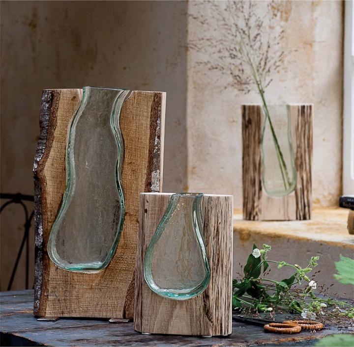 Produktbild Leonardo Holzvase 36 cm (1 x, 36 x 20 x 9 cm)