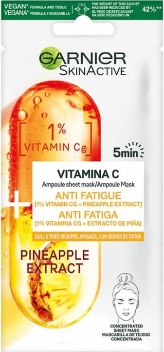 Garnier Skin N Tissue Mask Vitamin C Ananas