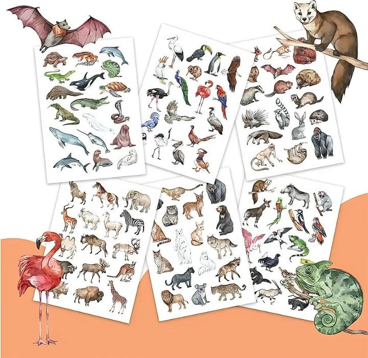 Actual product image Papierdrachen Animals of the world