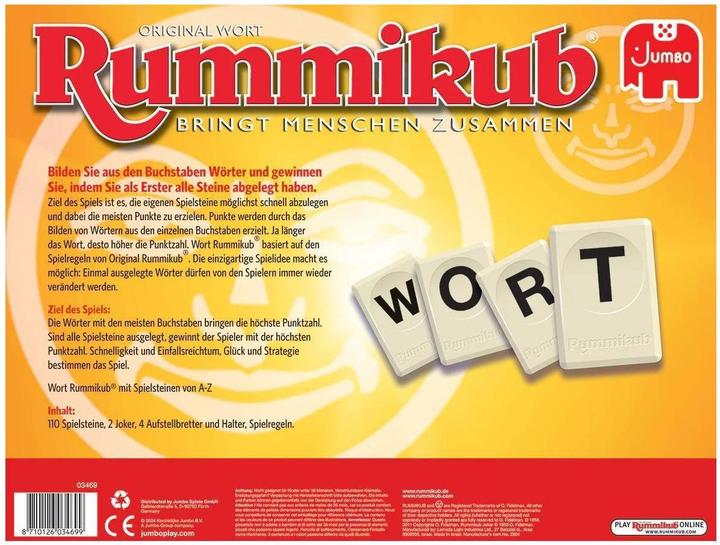 Actual product image Jumbo Rummikub Word (German, 2 - 4 Players)