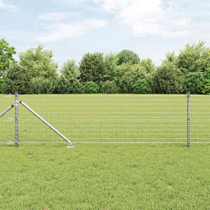 Produktbild VidaXL Verzinkte Stahlzaunpfosten