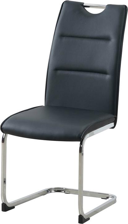 Produktbild HTI-Line Schwingstuhl 4er Set PU schwarz