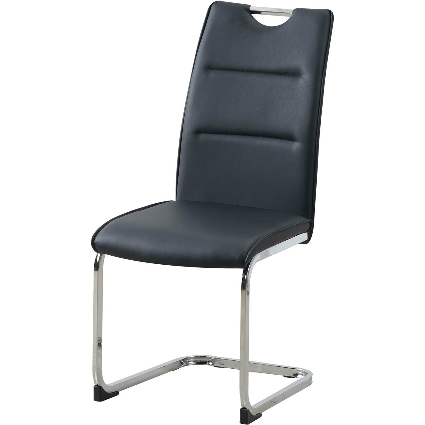 Thumbnail - HTI-Line, Stühle, Schwingstuhl 4er Set PU schwarz