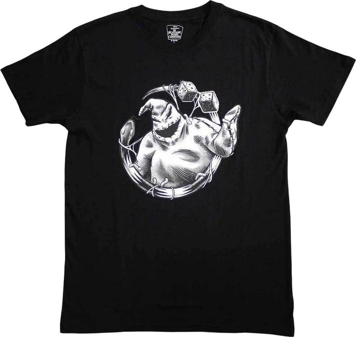 Actual product image The Nightmare Before Christmas Unisex Adult Roll Ooogie Boogie T-Shirt (M)