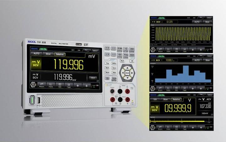 Produktbild Rigol DM858E Tisch-Multimeter digital CAT I 1000 V, CAT II 300V Anzeige (Counts): 20000 (CAT I 1000V, CAT II 300V)