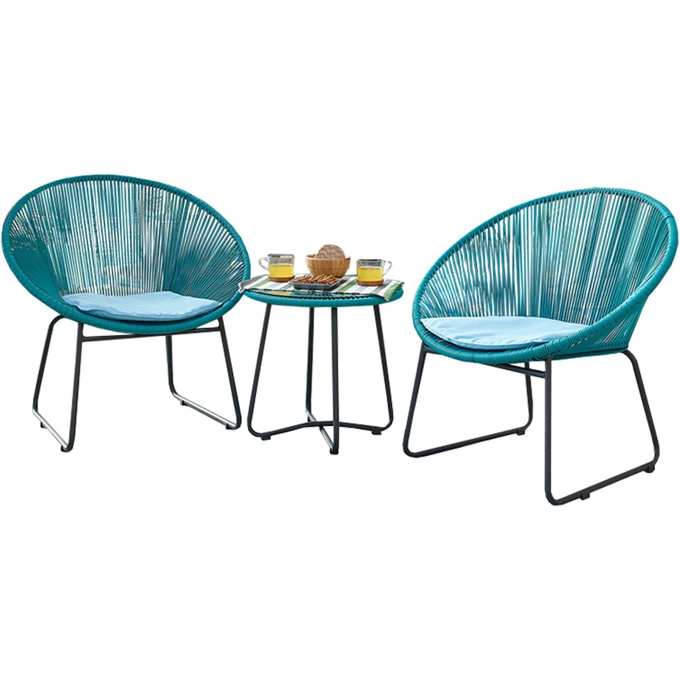 HTI-Line, Gartentisch + Balkontisch, Terrassenmöbel (70 cm)