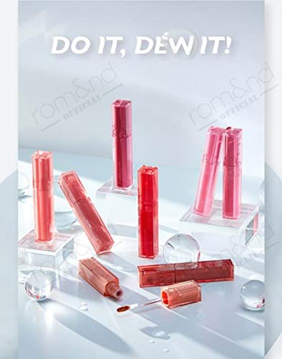 Image du produit Rom&Nd Dewyful Water Tint Lip Gloss 0.18 fl oz 04 Chili Up Longlasting Lip Tint Moisturizing Natural Gloss (04 Chili Up)