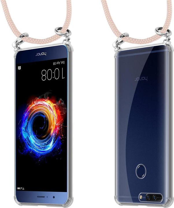 Produktbild Cadorabo TPU Handy Kette SILBER Cover