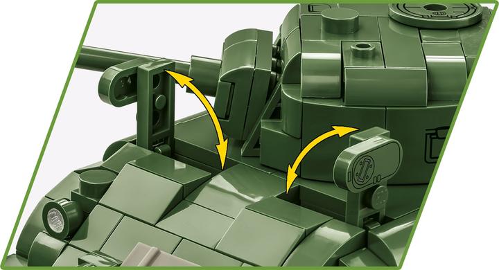 Actual product image Cobi 663 PCS HC WWII 3126 M4A1 SHERMAN