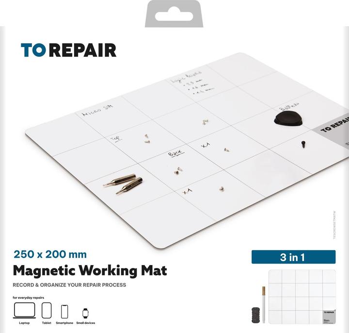 Actual product image SBS 3 in 1 magnetic mat for screws