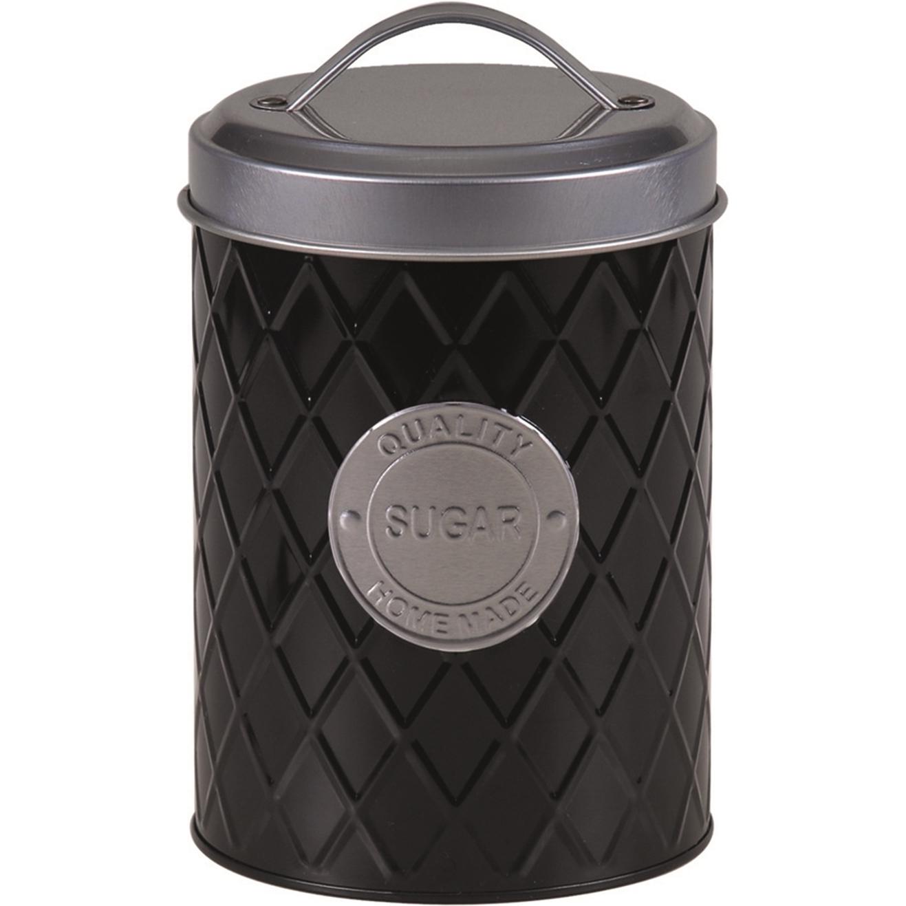 Michelino Zuckerdose, Vorratsbehälter, Schwarz