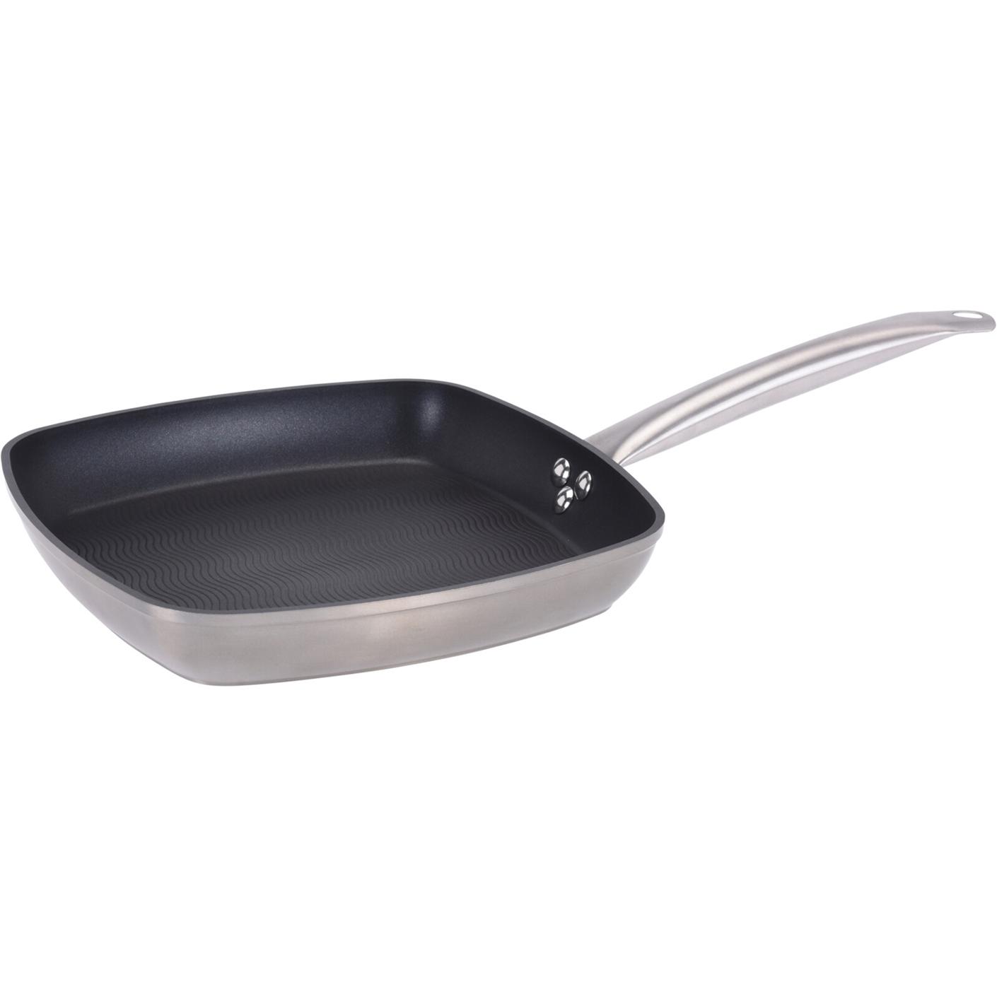neuetischkultur Grillpfanne, Pfanne + Kochtopf, Silber