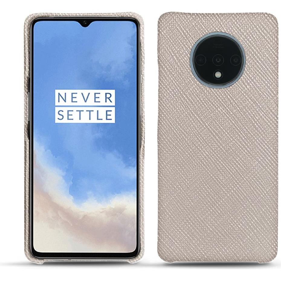 Noreve Lederschutzhülle (OnePlus 7T), Smartphone Hülle, Beige