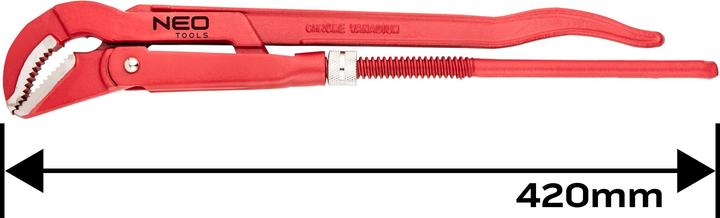 Immagine prodotto Neo Chiave per tubi tipo 45, 1,5, 420 mm (420 mm)