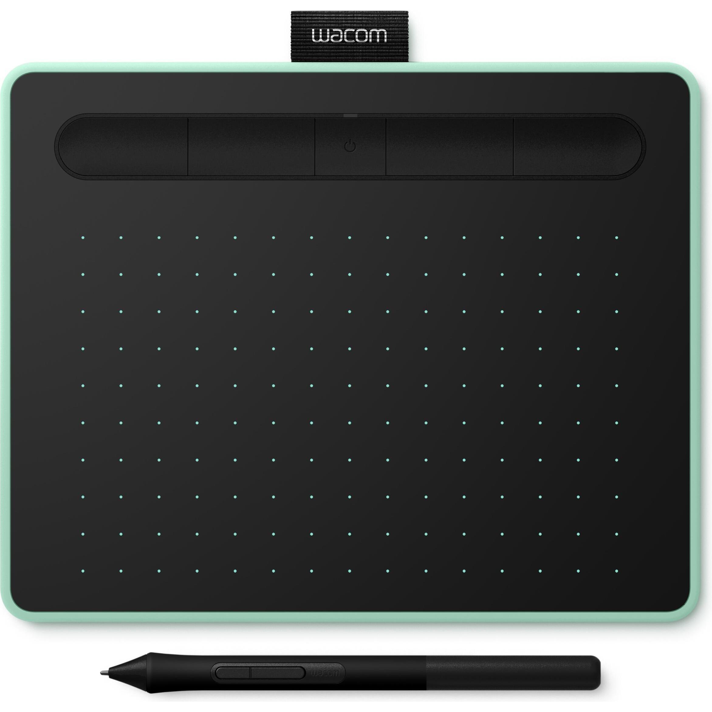 Wacom Intuos S BT (7", 2540 lpi), Tavoletta grafica, Verde