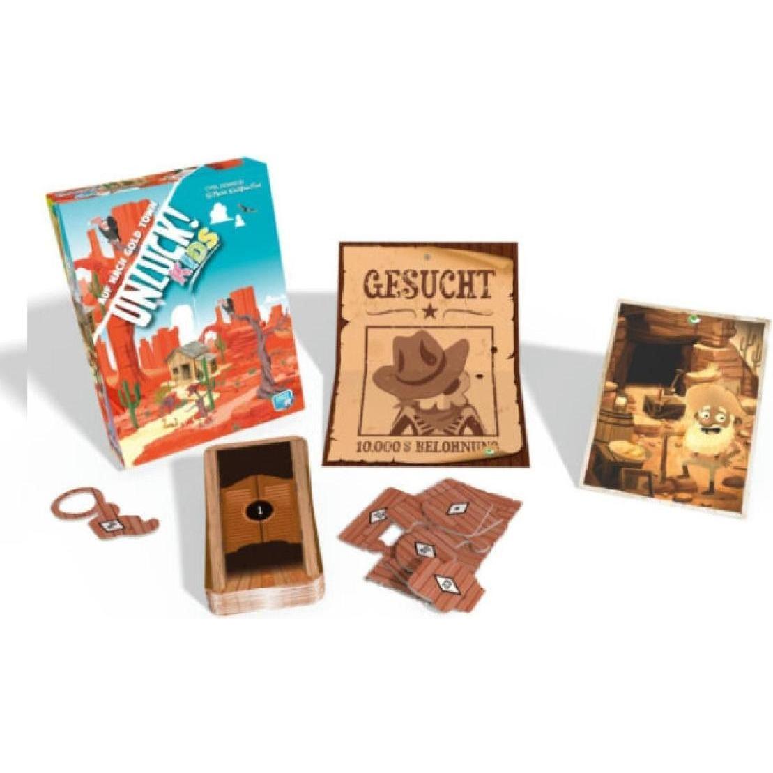 Thumbnail - Asmodée SCOD0116 - Unlock! Kids: Auf nach Gold Town, Rätselspiel, für 1-4 Spieler, ab 6 Jahren (DE) (Deutsch)