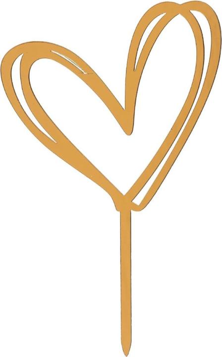 Dekora Cake Topper - Doppeltes Herz (1 Stk.)