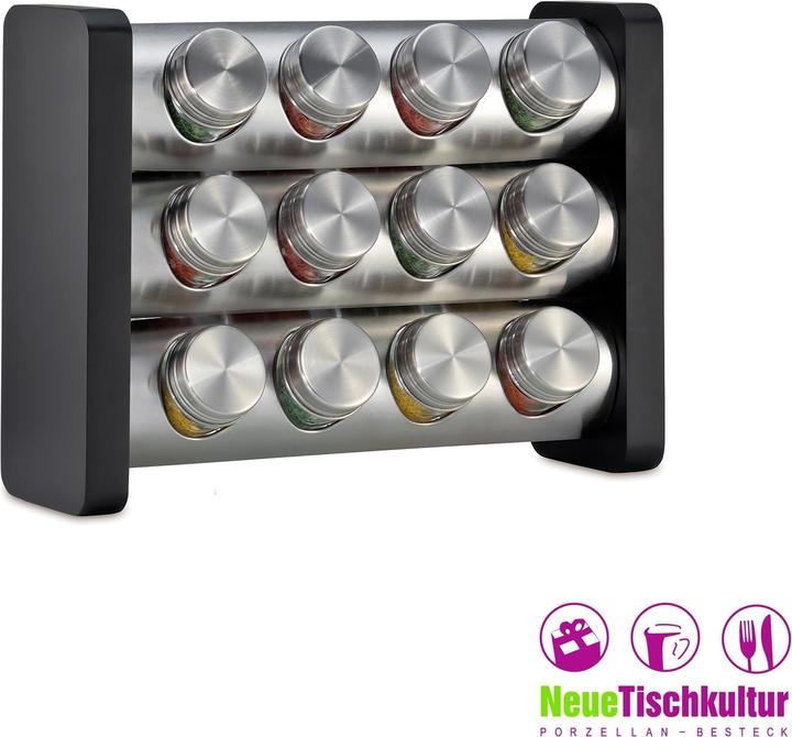Actual product image neuetischkultur Spice rack with 12 jars