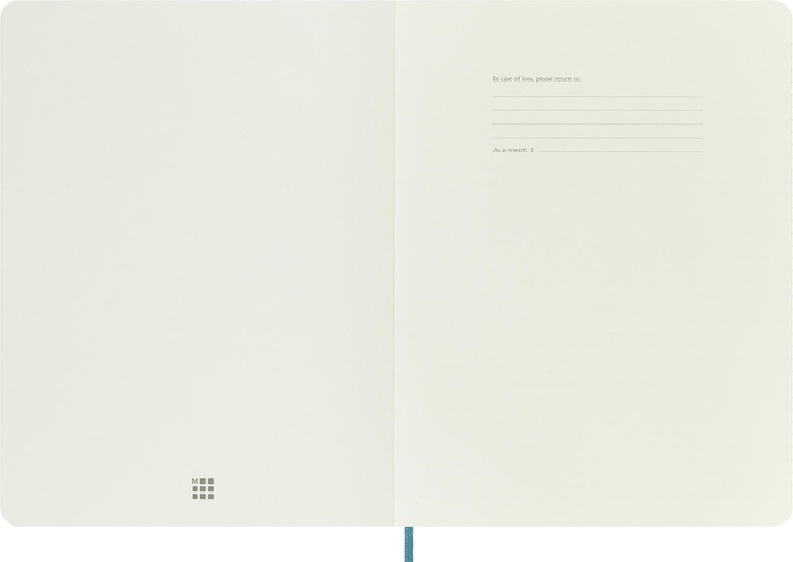 Image du produit Moleskine Carnet de notes classique (19 x 25 cm, À rayures, Couverture souple)