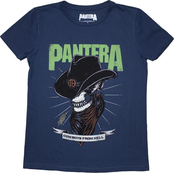 Immagine prodotto Pantera Maglietta da donna/ragazzo Skeleton Cowboy (XL)