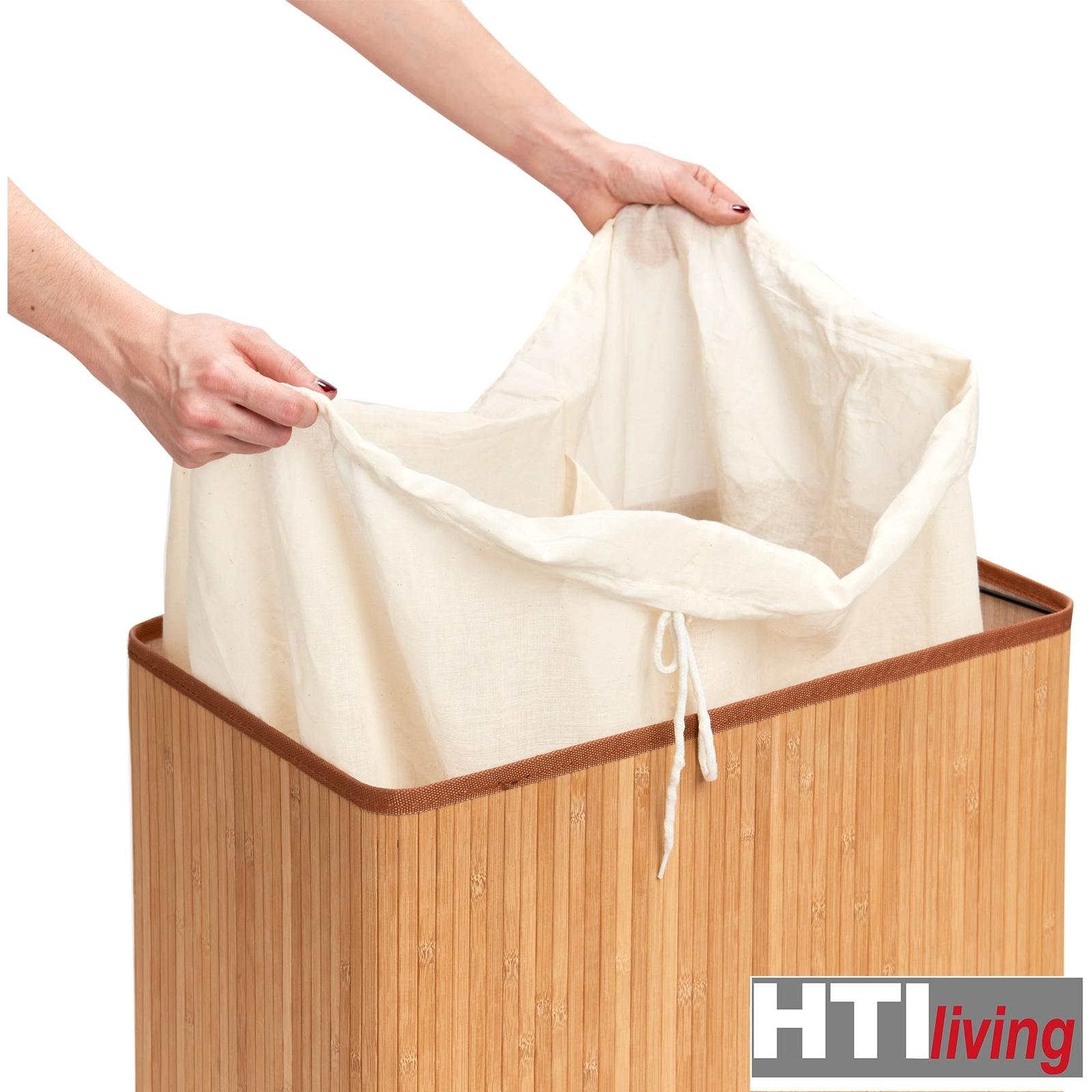 Thumbnail - HTI-Living, Wäschekorb, Wäschesammler 2 Kammern