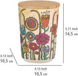 Produktbild Wenko Aufbewahrungsdose Flowers (0.70 l)