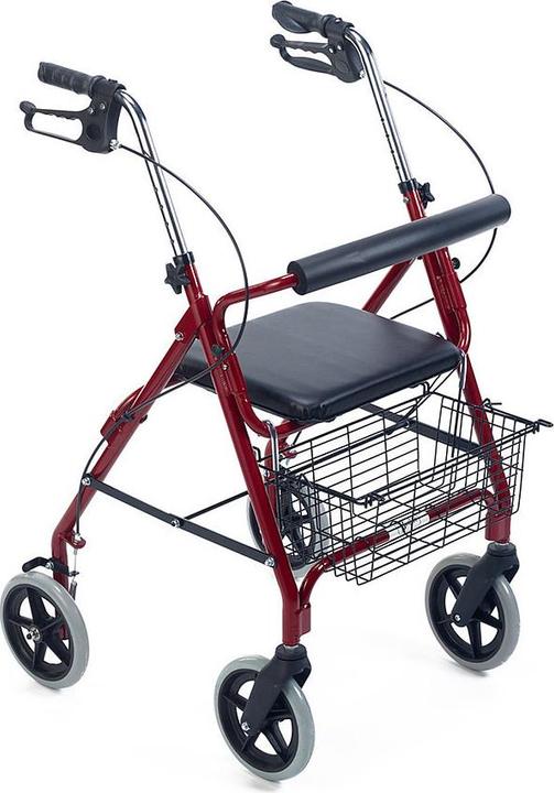 Actual product image Teqler Rollator dark red