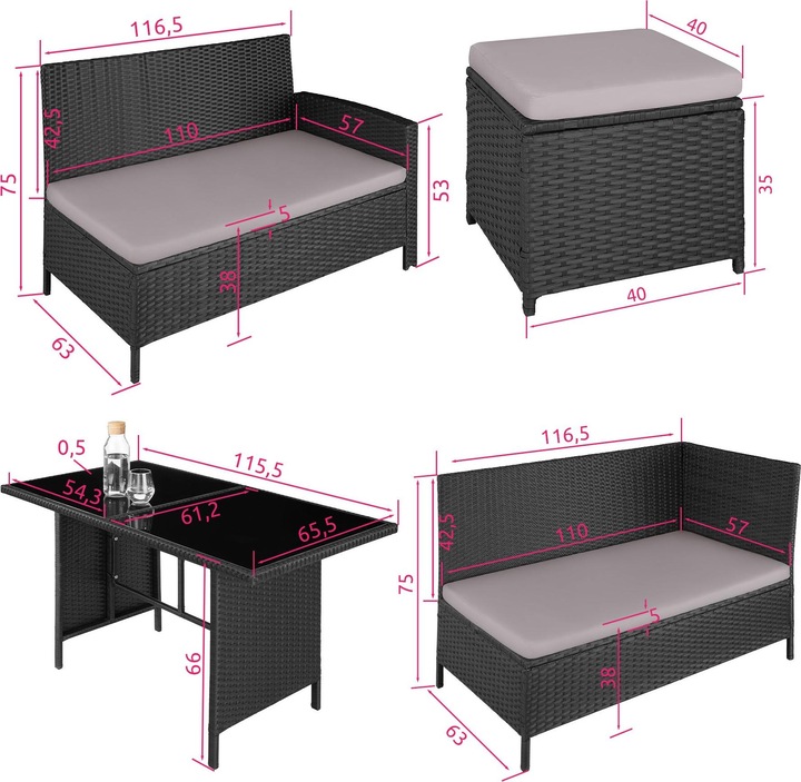 Produktbild tectake Barletta
