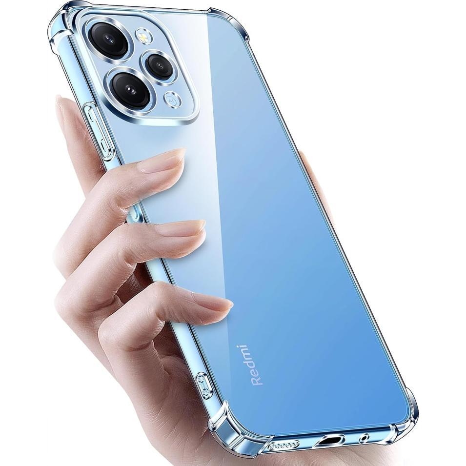 Thumbnail - Screenguard Xiaomi Redmi 12 Hülle Crystal Soft Airbag Bumper (Xiaomi Redmi 12), Smartphone Hülle, Transparent