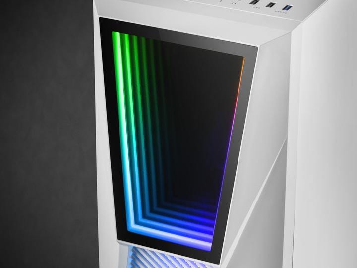 Produktbild Mars Gaming Boitier Moyen Tour ATX MC777 RGB avec panneau vitré (Blanc) (ATX, Mini-ITX)