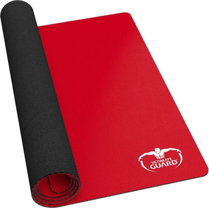Produktbild Ultimate Guard UGD010196 - Spielmatte - einfarbig, rot, 61 x 35 cm
