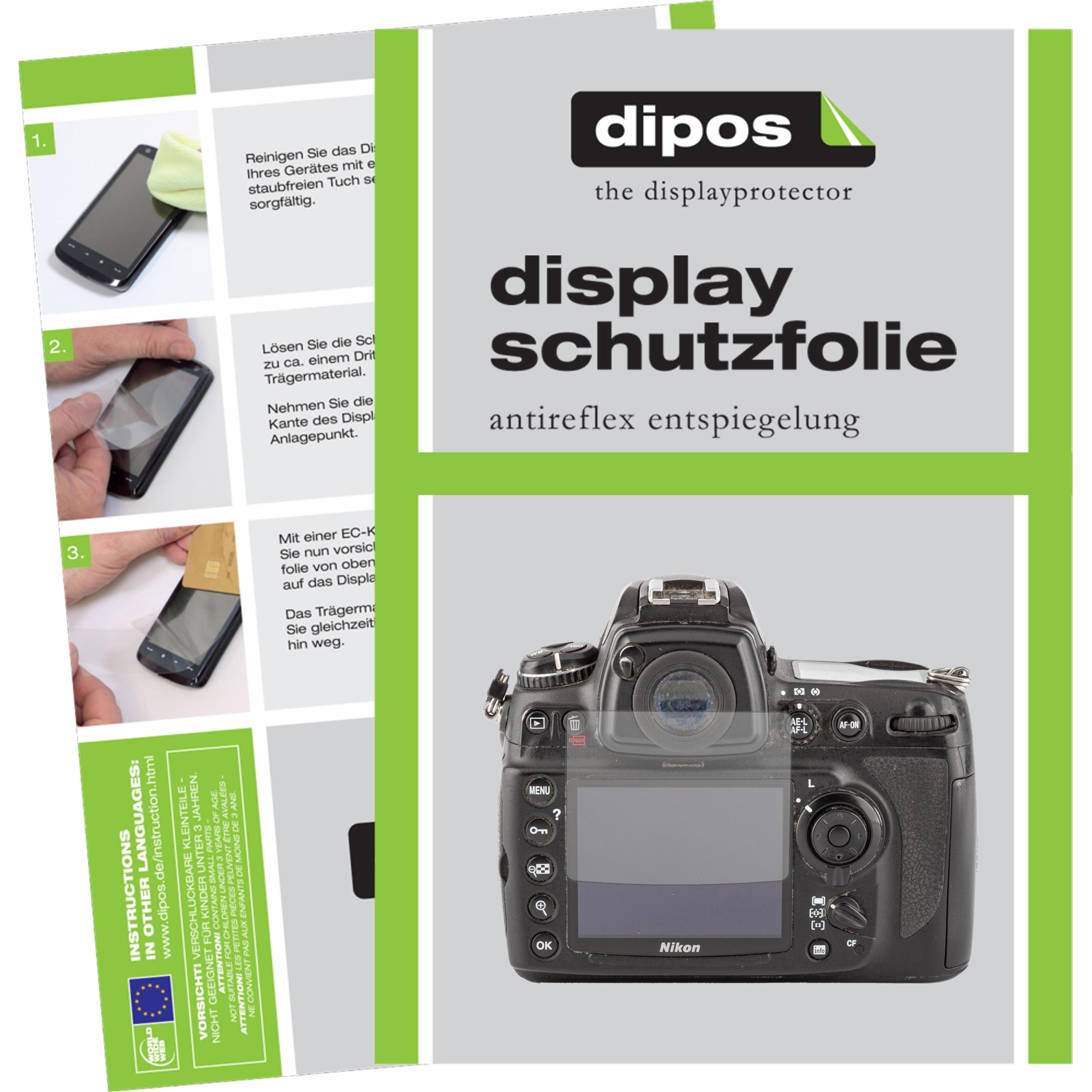 Dipos Displayschutzfolie Antireflex (Displayschutz, Nikon D700), Kameraschutz, Transparent