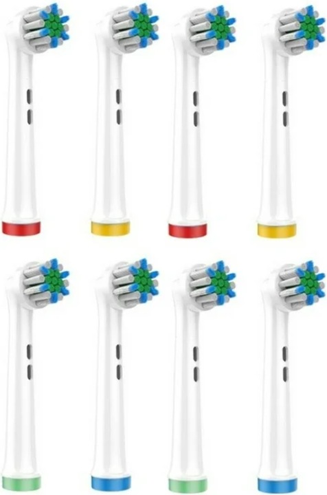 Ora-Care Replacement brushes with extra thin bristles compatible with Oral-B 8-pack (8 x)