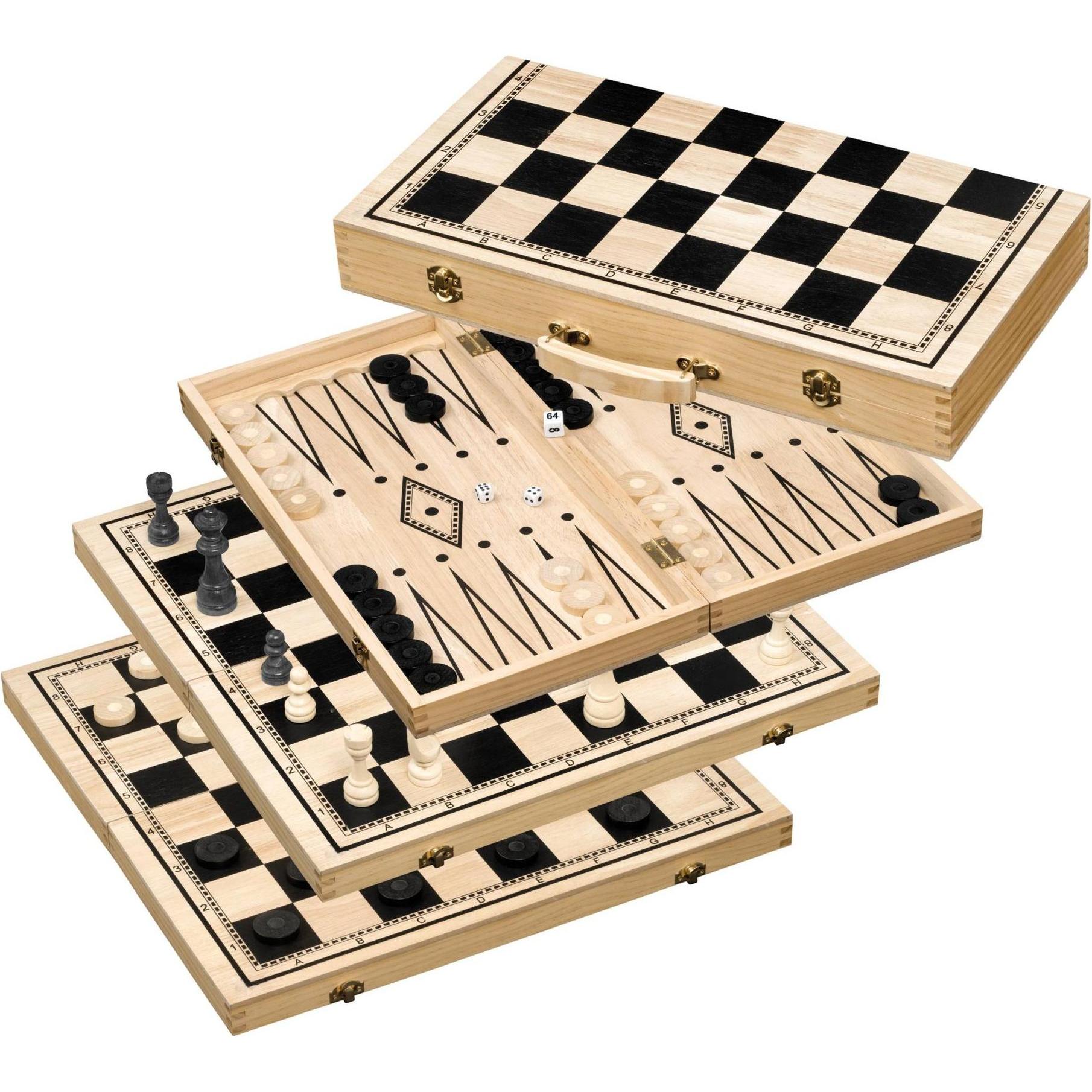 Philos Backgammon-Dame Set