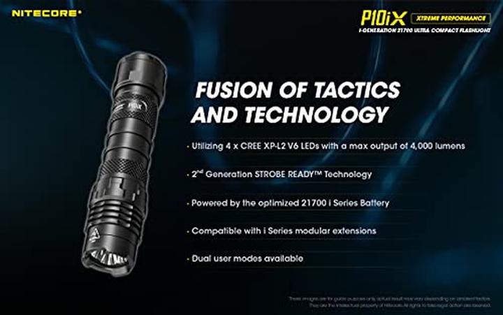 Produktbild Nitecore P10iX - 4000 Lumen (13.72 cm, 4000 lm)