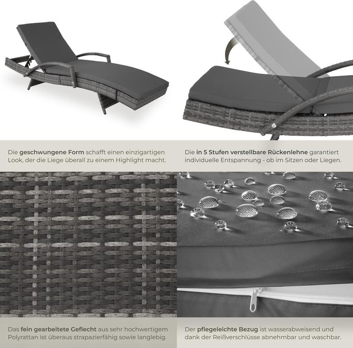 Actual product image tectake Océane (190 cm)