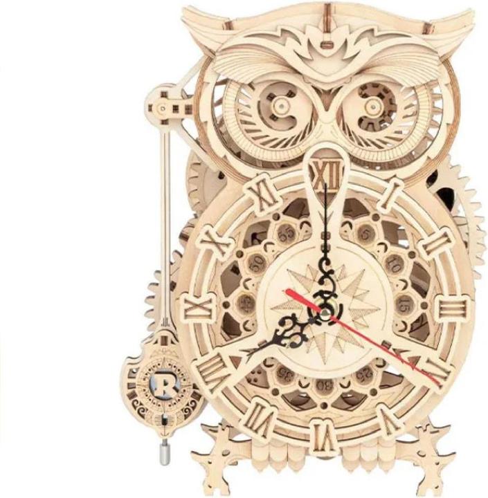 Rokr Robotime owl clock