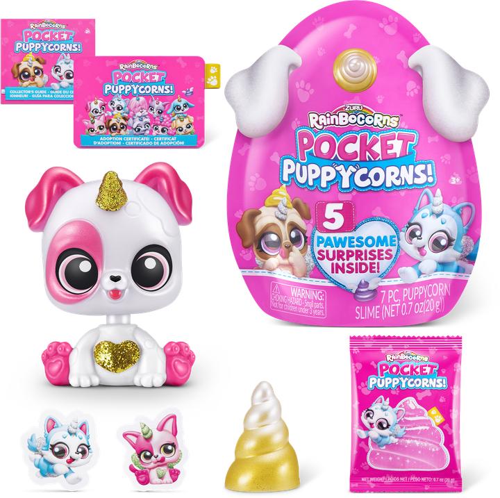 Actual product image Zuru Rainbocorns Pocket Puppycorn Surprise S1