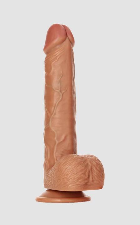 Image du produit RealRock Dildo with Balls and Suction Cup - 10"/ 25,5 cm