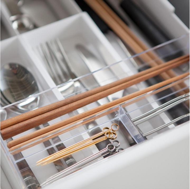 Produktbild Yamazaki Ausziehbarer Besteckkasten mit Aufsatz TOWER