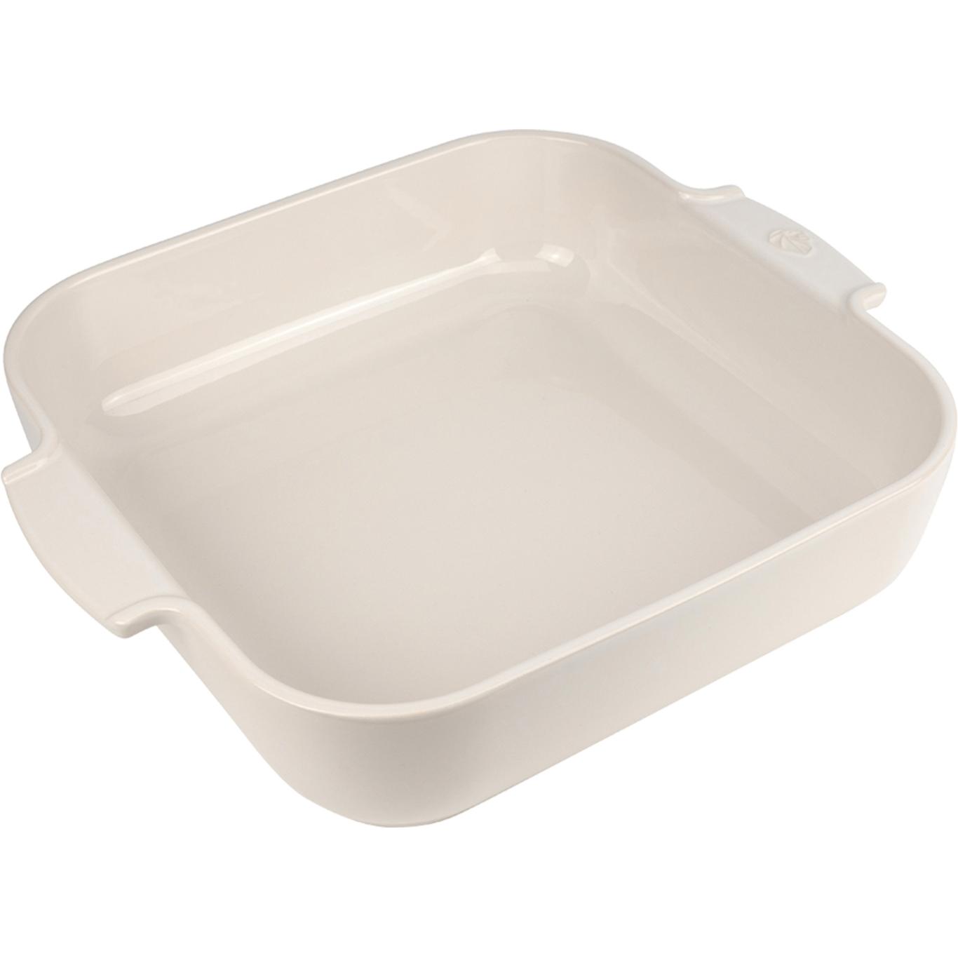 Peugeot Auflaufform Quadratisch 36 cm, Auflaufform, Weiss